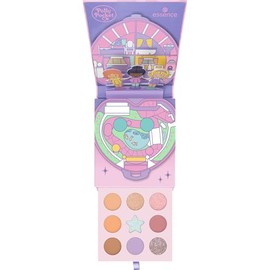 essence Polly Pocket Paleta de Sombras 01 Take Me To Pollyville, 9 Tonos Mate y Shimmer de Alta Pigmentación, Diseño Pop-Up Coleccionable             