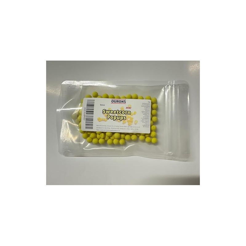 9mm Sweetcorn Mini Pop Ups Prime Fishing Bait