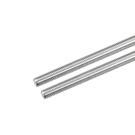 sourcing map Fully Threaded Rod M8 x 350mm 1.25mm Thread Pitch 304 Stainless Steel Right Hand Threaded Rods Bar Studs 2 Pack