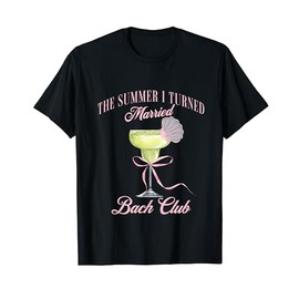 The summer I turned married bachelorette Bridal shower T-Shirt for Men Women