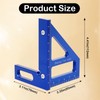 3D Multi Angle Measuring Ruler, 45° & 90° Degree Triangle