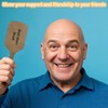 2pcs Bald Man’s Comb, Funny Bald Man’s Comb and Brush