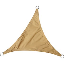 Greenbay Sand Patio Anti-UV Shade Sail - 2x2x2m Triangle - Gazebo Sail Awning Canopy