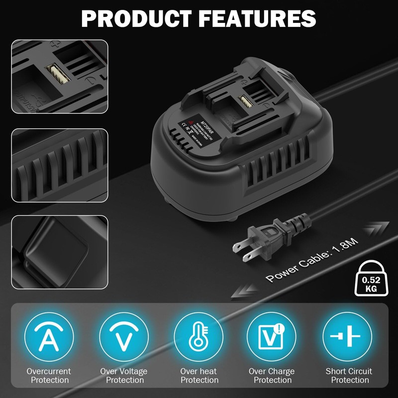 500W AC to DC Converter for Makita 18V Cordless Tools,