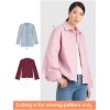 Simplicity SEWING PATTERN Womens Clothes - Shirt-Jacket Shacket Button-Down Plus