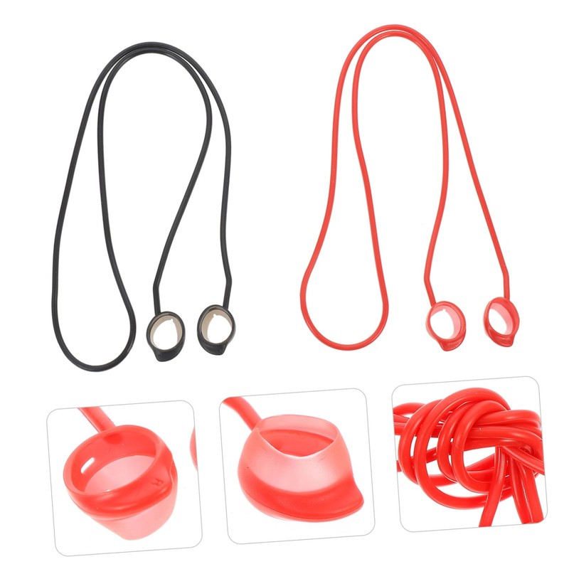 Tofficu 2Pcs Lost Lanyard for Sports Earbud Neck Strap Earbuds