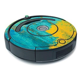 MightySkins Skin for iRobot Roomba 675 Minimal Coverage - Acrylic Blue | Protective, Durable, and Unique Vinyl Decal wrap Cover | Easy to Apply, Remove, and Change Styles | Made in The USA