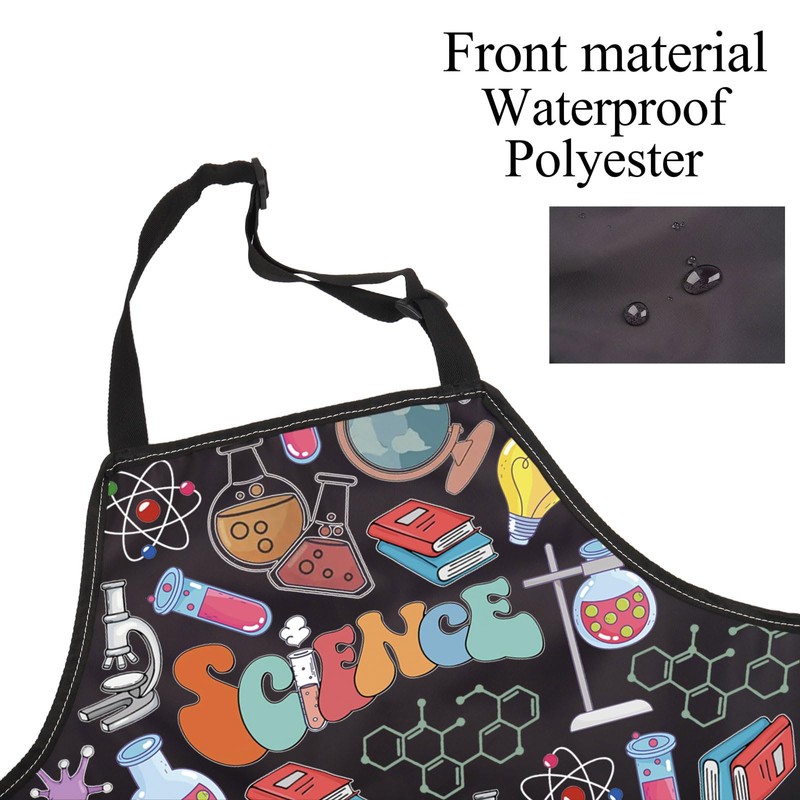 BNQL Science Apron With Pockets Science Lab Technician Gifts Apron