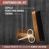 Timotech Kit de peine, cepillo y tijeras para cabello, barba