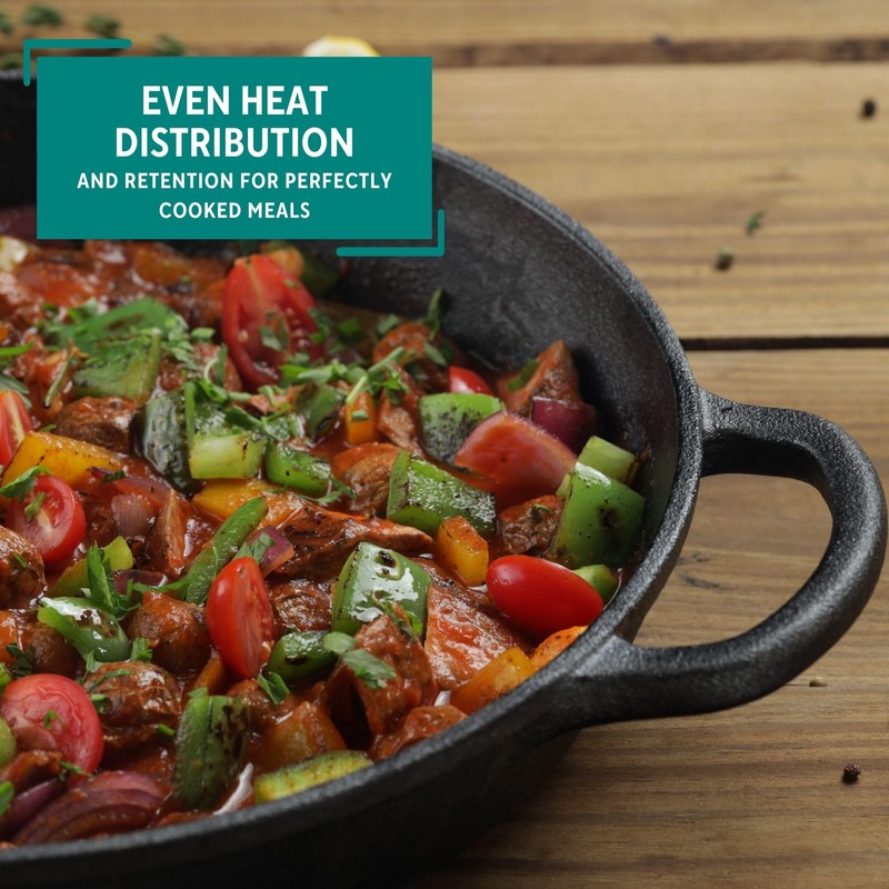 Mirro MIR-19052 10" Pre-Seasoned Ready to Use Round Cast Iron