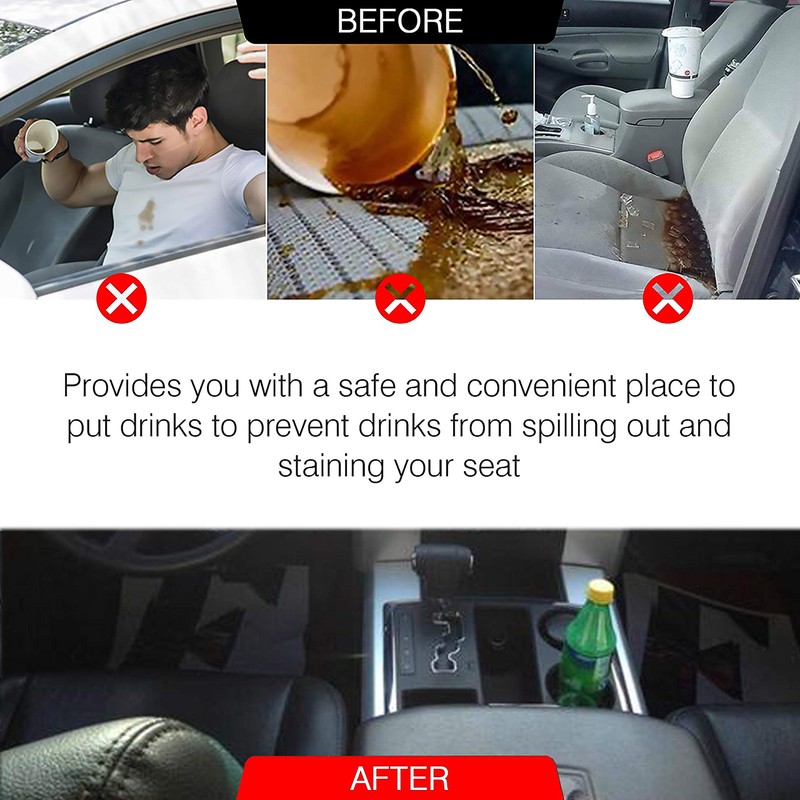 FOKES Cup Holder Insert for 2009-2018 Compatible with Dodge Ram