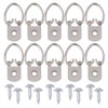 iplusmile Large Hanging Ring Accessories 200pcs Photo Frame Hooks D-Ring