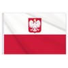 18x24 Inch Poland Flag,30x45 CM Polish Nautical Flag,Small Tiny Digitial