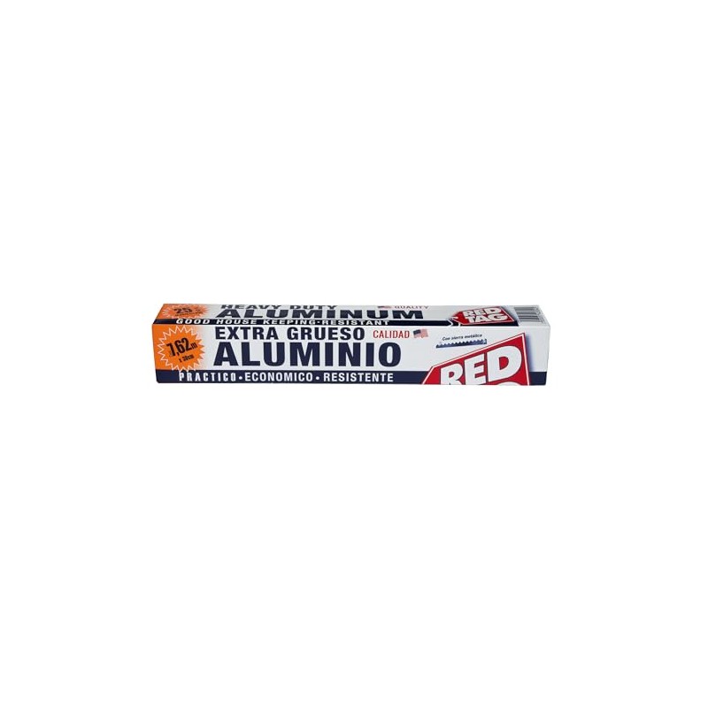 Red Tag papel aluminio Heavy Duty extra grueso de 7.62m