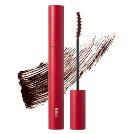 BBIA Never Die Mascara Extreme - Delicate Curling Ultra Long-Lasting Fixing Power Volumizing Lengthening Intense Length Natural Full Lashes No Smudging & Clumping K-Beauty (02 SUPER BROWN)