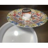 IL MULINO NEW!!! MELAMINE Spanish Tile Floral Tortilla Bowl w/