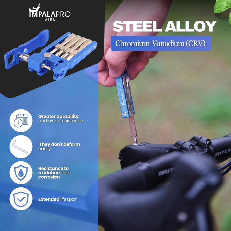IMPALAPRO Bike Tool Kit Set 20 in 1 Compact and