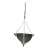 Kisangel Convenient Bird Feeder Outdoor Bird Dispenser Swing Shape Rust-Resistant