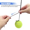 DUSCOKE 4-Pack Garage Parking Aid Tennis Ball, Hanging Aid-Parking Guide