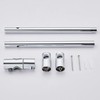 TRUSTLIFE Stainless Steel Shower Rail 68 cm Silver Shower Rail