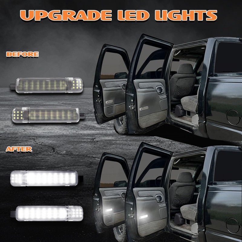 AreLokpri LED Interior Door Panel Light Compatible for 1997-2007 C-he-vy