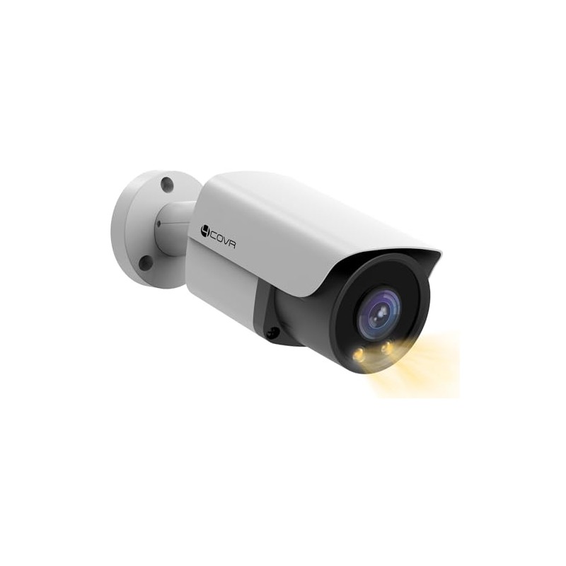4COVR 5MP PoE CCTV Camera Security Bullet Outdoor, 5-Megapixel Wired