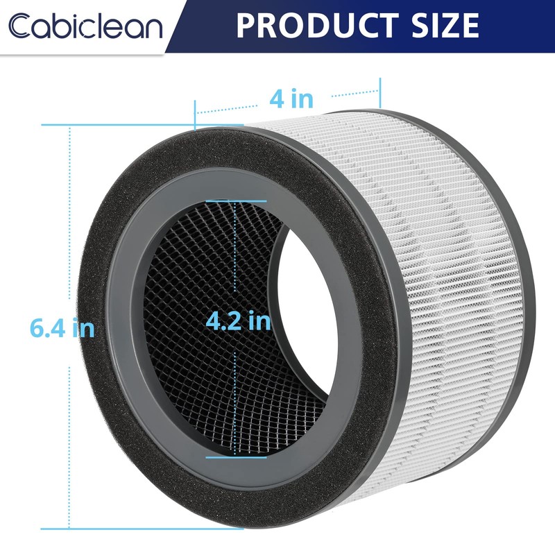 Vista 200 Air Purifier Replacement Filter Compatible with LEVOIT Vista