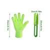 Leaf Cleaning Tongs with 2 Removable Sleeves and 1 Dusting