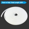 Protalwell Borde de Goma Silicona Canal U 3/32" Blanco, Apto