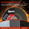Revvstark 10 Pack Grinding Wheels 4-1/2 Inch, Grinder Wheel for