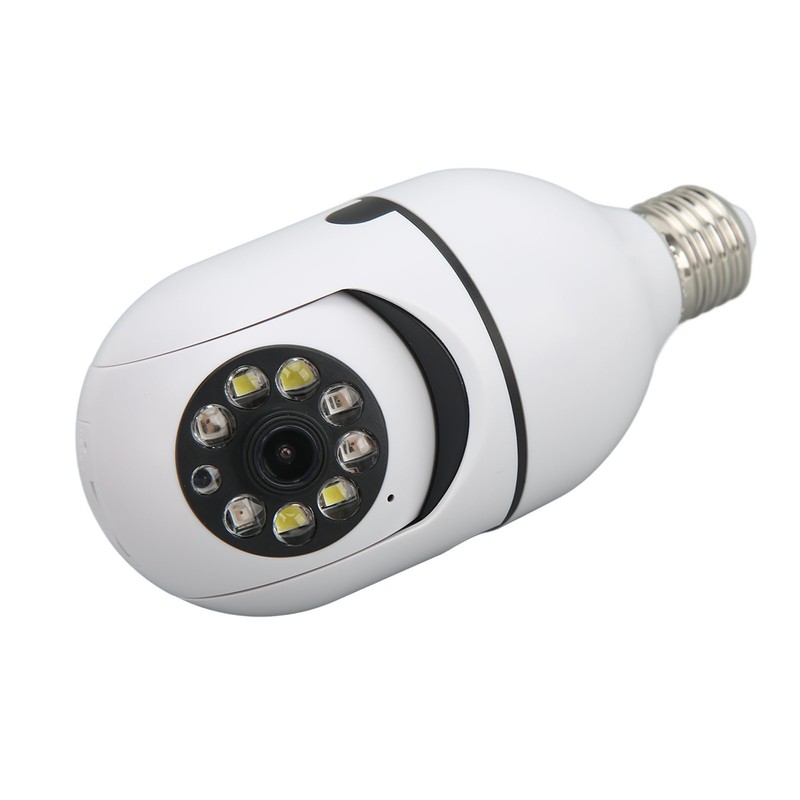 E27 Light Bulb Security Camera 5G 2.4G WiFi 2MP 1080P