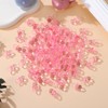 SHOWERORO 100 Pcs Acrylic Pacifier Beads Pacifier Shower Party Mini