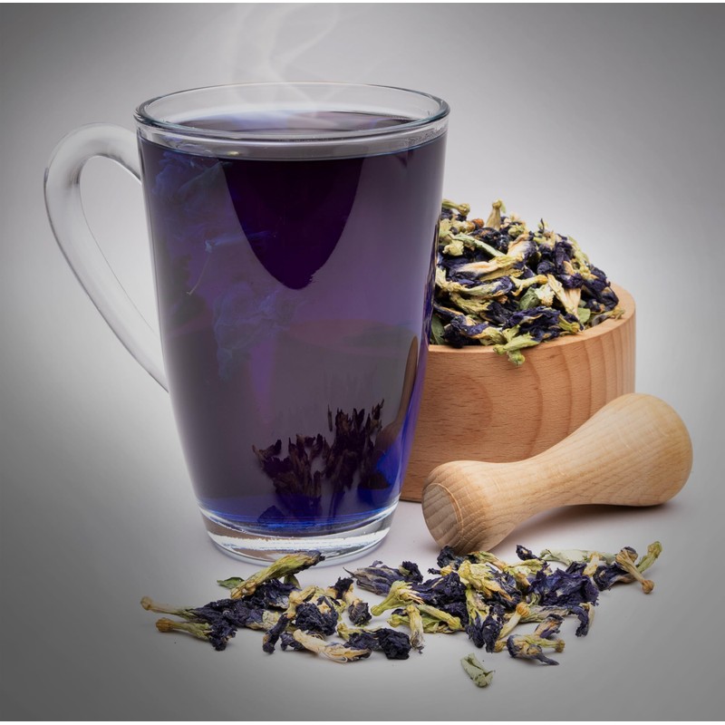 Blue Tea Flower Herbal Tea 25g | Shankhpushpi Flower |