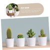 CAXUSD Wooden Planter Stand Rustic Flower Pot Holder for Home