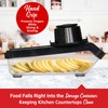 Brentwood Mandoline Slicer and Cheese Grater with 3.6-Cup Storage Container