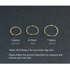 14k gold filled Small Thin 20g Nose piercing hoop ring