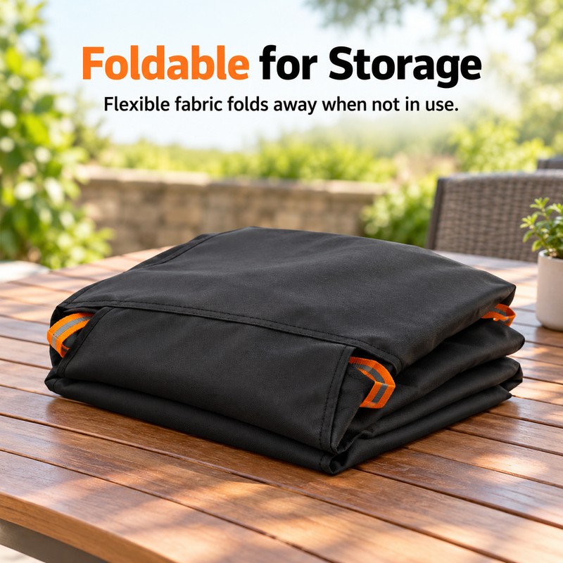 BBQ Grill Cover – Waterproof Oxford Cloth for Outdoor Storage