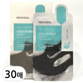 Mediheal 메디힐 모공톡스 탄산 버블 마스크 시트 30매(10매+10매+10매) Mediheal Poretox Carbonated Bubble Mask Sheet 30ea (10ea+10ea+10ea)