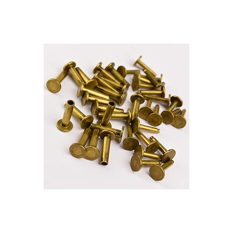 Cutlers Rivet Brass 8.5mm x 16mm (20)