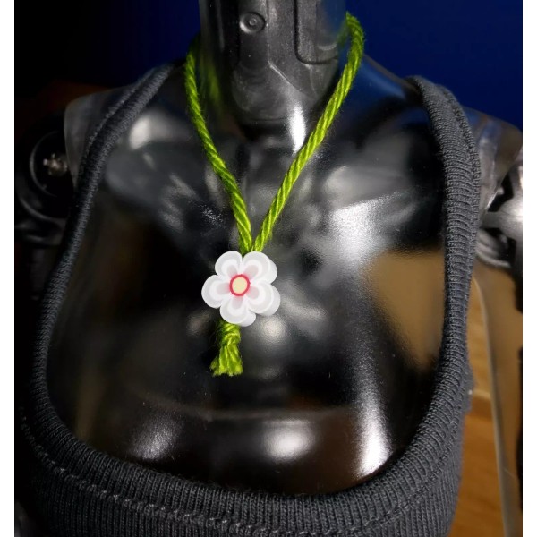 Kyle Lefort 1/3 Scale Smart Doll Sized White Clay Flower