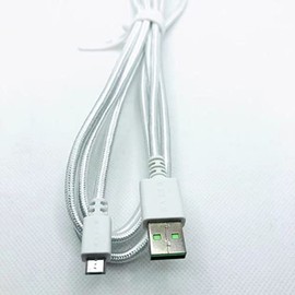 LZYDD Micro USB Cable for Razer Seiren X/Seiren Elite/Seiren Emote Streaming Microphone (White)