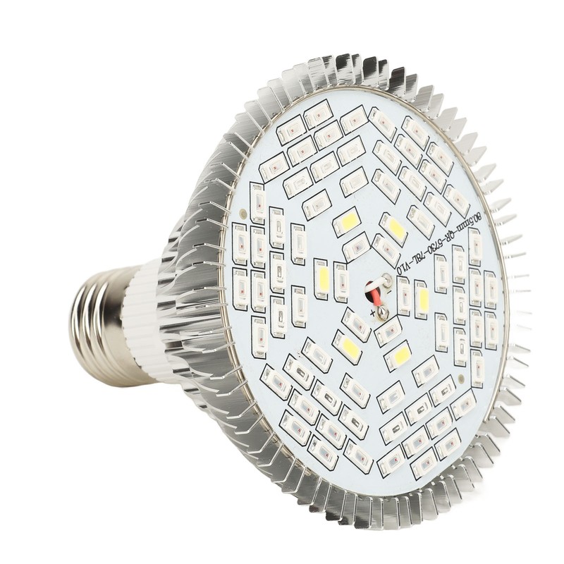 Plant Lamp Bulb Full Spectrum 50W E27 Base 78 Beads