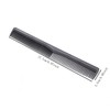 Black Plastic Head Narrow Fine Teeth Hair Comb Beauty Tool,