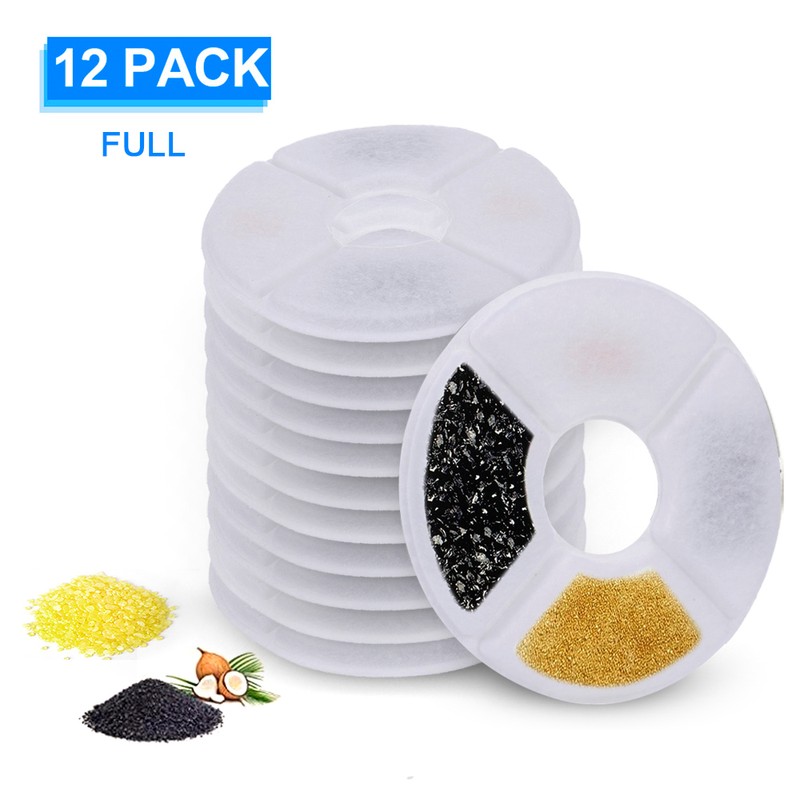 Cat Water Fountain Filters Replacement Filters for Flower Fountain Cat
