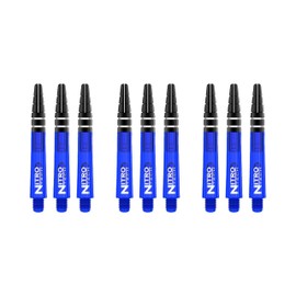 Red Dragon Nitrotech Short Shafts - Blue - 3 Sets per Pack (9 shafts in Total)