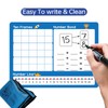 Dinggaogao10 Packs Number Line Whiteboards Cards, 9” x 12”Double Sided