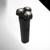 Rasuradora Eléctrica, 3 Cabezales Independientes, 360 Grados, Recargable USB, Negro