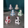 Approx 2"- Color Cow Print Rubber Ducks (#6) - J33Ps