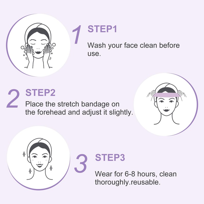 Forehead Lifting Band, Face Lift Belt, Comfort Forehead Pressure Belt