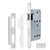 Bwintech 1 x Satin Nickel Bathroom Lock 7250 Mortice Lock